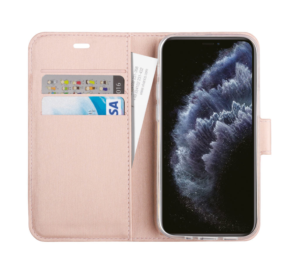 Classic Lompakkokotelo iPhone 12 mini Ruusukulta