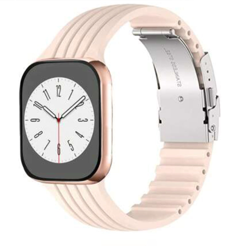 Apple Watch silikoniranneke metallisoljella / Poistuva tuote