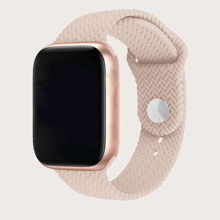 Apple Watch punottu silikoniranneke / Poistuva tuote