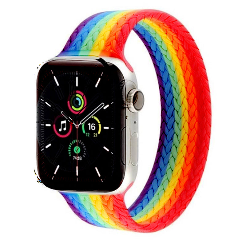 Apple Watch punottu silikoniranneke / Poistuva tuote